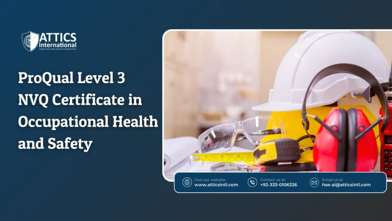 ProQual Level 3 NVQ Certificate in Occupational Health and Safety