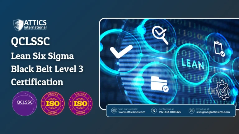QCLSSC Lean Six Sigma Black Belt Level 3 Certification