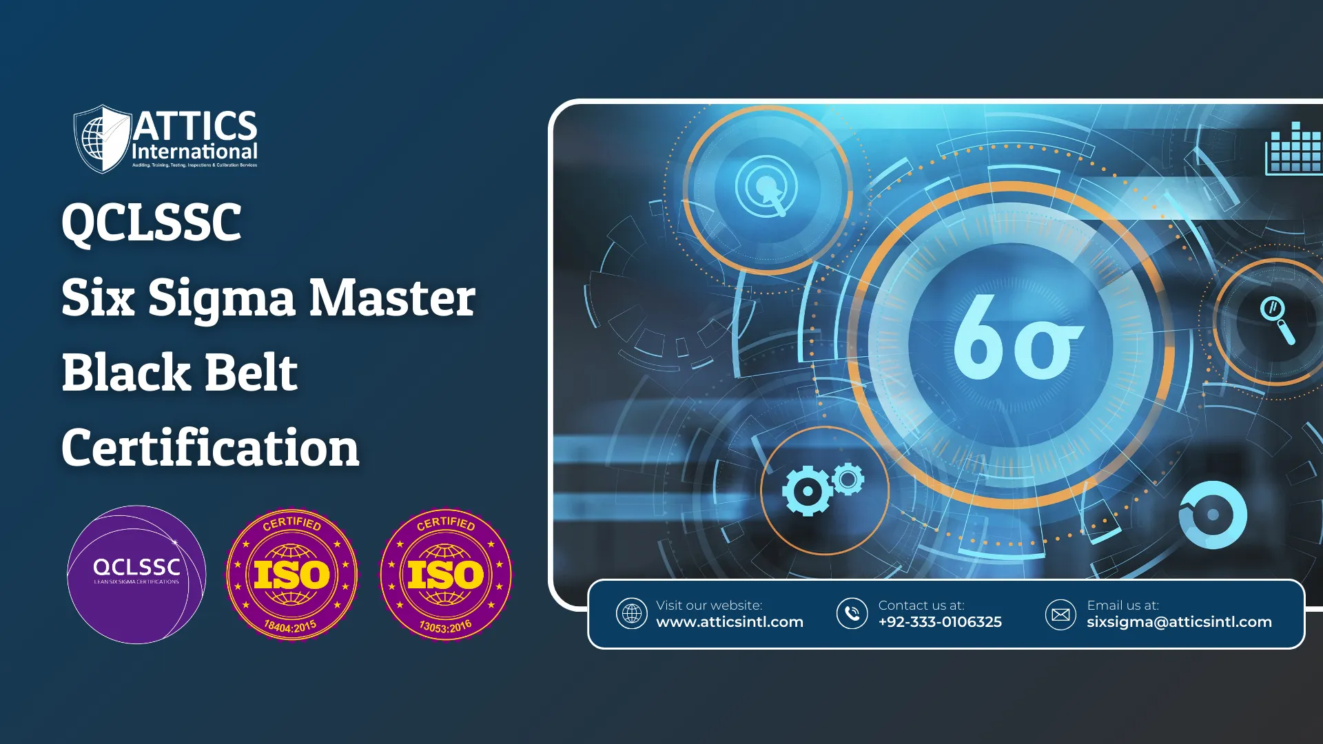 QCLSSC Six Sigma Master Black Belt Certification - ATTICS International
