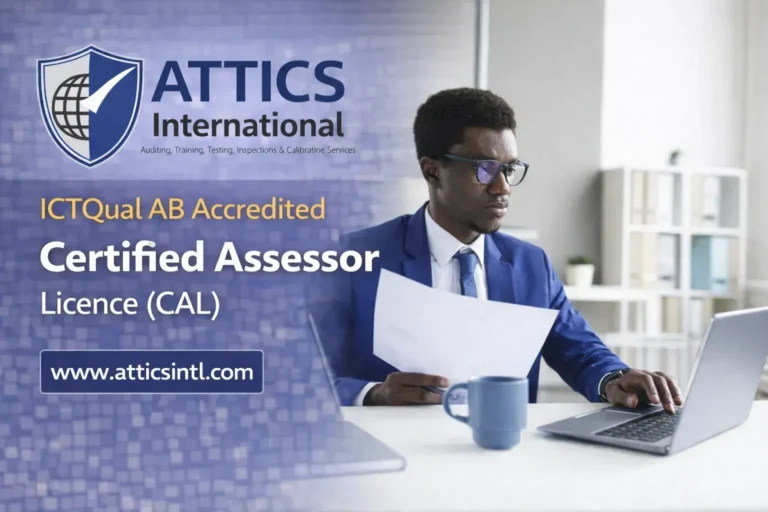 ICTQual AB Accredited Certified Assessor Licence (CAL)