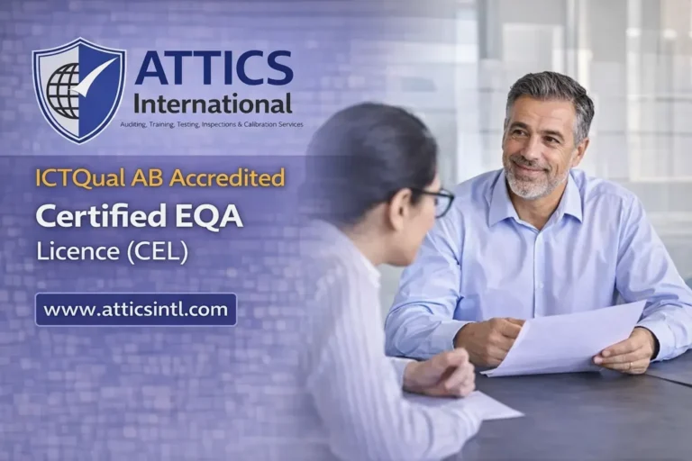ICTQual AB Accredited Certified EQA Licence (CEL)