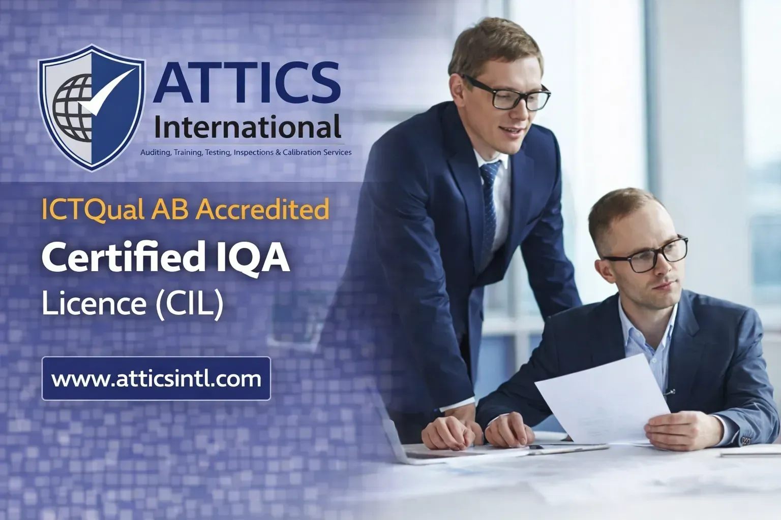 Iqa Operator ICTQual AB Accredited Certified IQA Licence (CIL) - ATTICS International