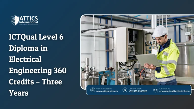 ICTQual Level 6 Diploma in Electrical Engineering 360 Credits – Three Years