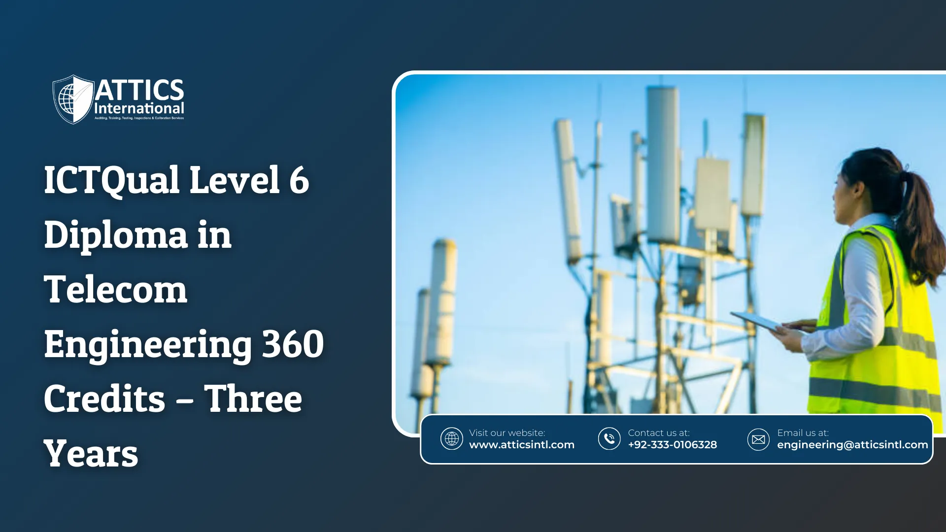 ICTQual Level 6 Diploma in Telecom Engineering 360 Credits – Three ...
