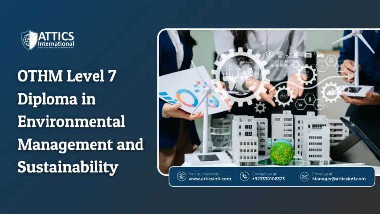 OTHM Level 7 Diploma in Environmental Management and Sustainability