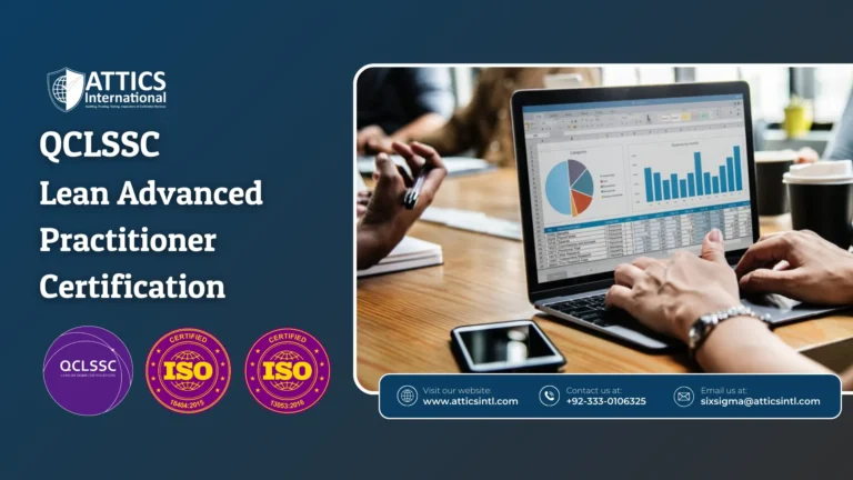 QCLSSC Accredited Lean Advanced Practitioner Certification