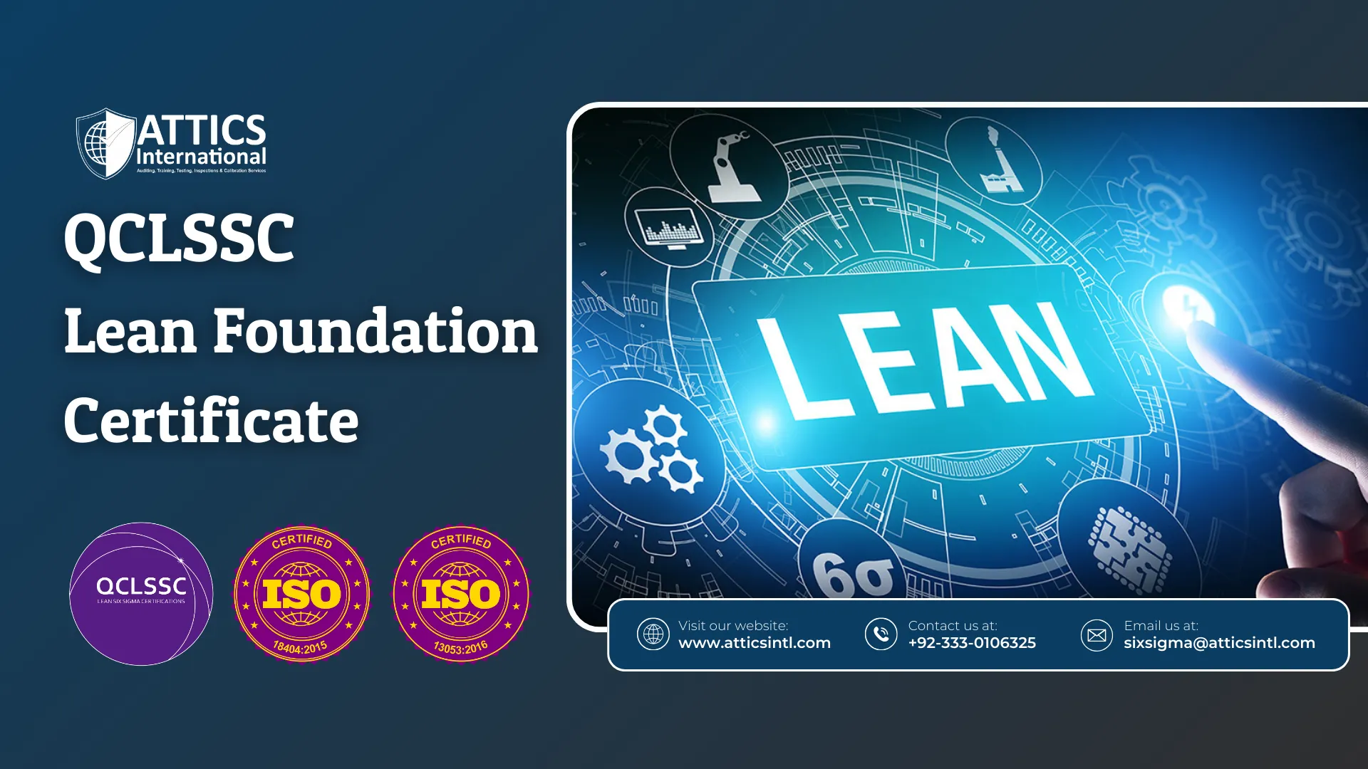 QCLSSC Lean Foundation Certificate - ATTICS International
