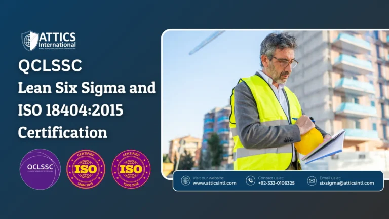QCLSSC Lean Six Sigma and ISO 18404:2015 Certification