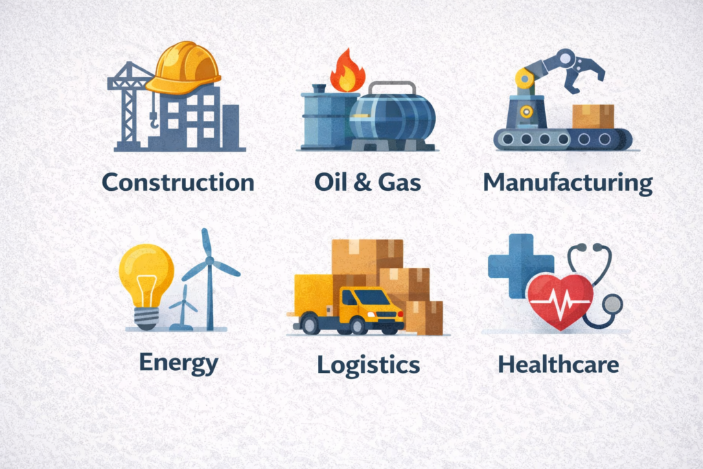 health and safety industreis