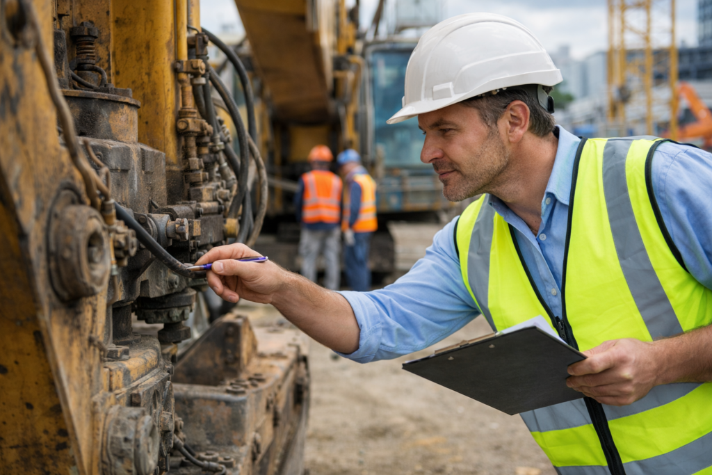 workplace risk assessment conducted by safety manager