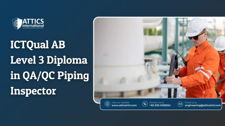 ICTQual AB Level 3 Diploma in QA/QC Piping Inspector