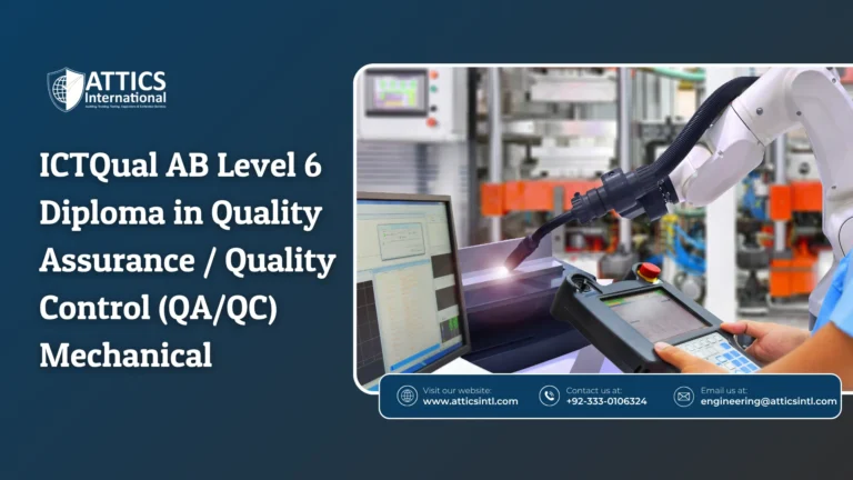 ICTQual AB Level 6 Diploma in Quality Assurance / Quality Control (QA/QC) Mechanical