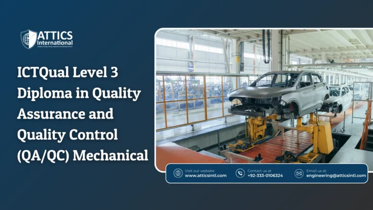 ICTQual Level 3 Diploma in Quality Assurance and Quality Control (QA/QC) Mechanical