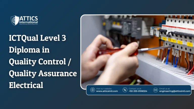 ICTQual Level 3 Diploma in Quality Control / Quality Assurance Electrical