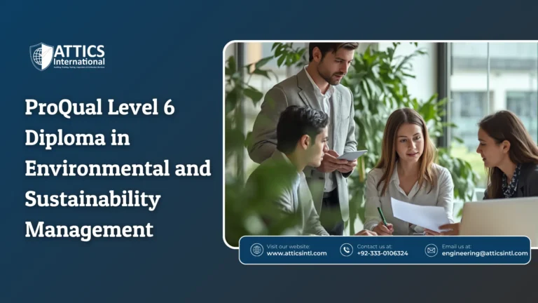 ProQual Level 6 Diploma in Environmental and Sustainability Management