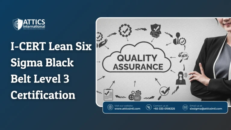 I-CERT Lean Six Sigma Black Belt Level 3 Certification