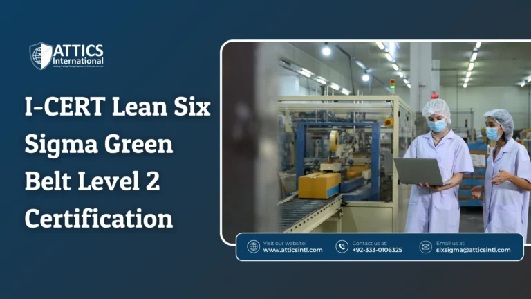 I-CERT Lean Six Sigma Green Belt Level 2 Certification