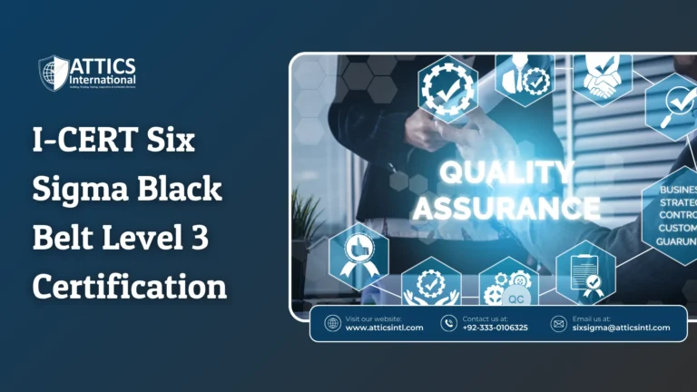 I-CERT Six Sigma Black Belt Level 3 Certification