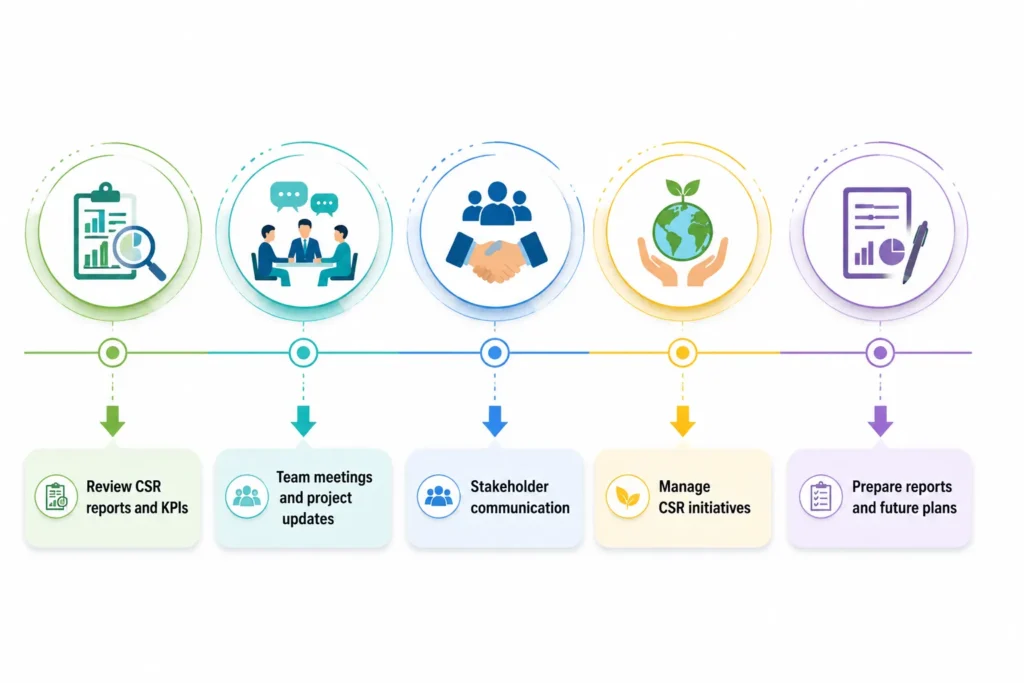 A Day in the Life of CSR Manager