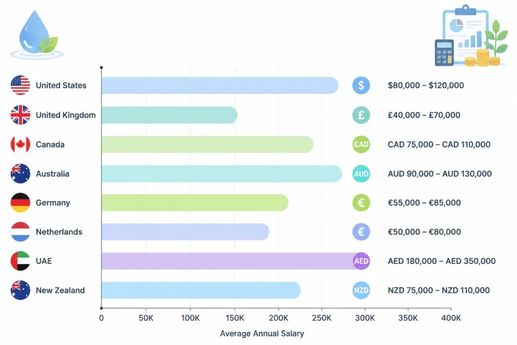 Average Water Resource Manager Salary
