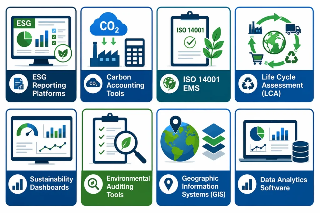 Corporate sustainability tools and platforms