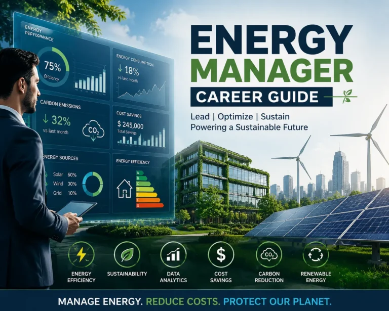 Energy Manager Career Guide: Responsibilities, Skills, Qualifications, Salary, and Future Opportunities