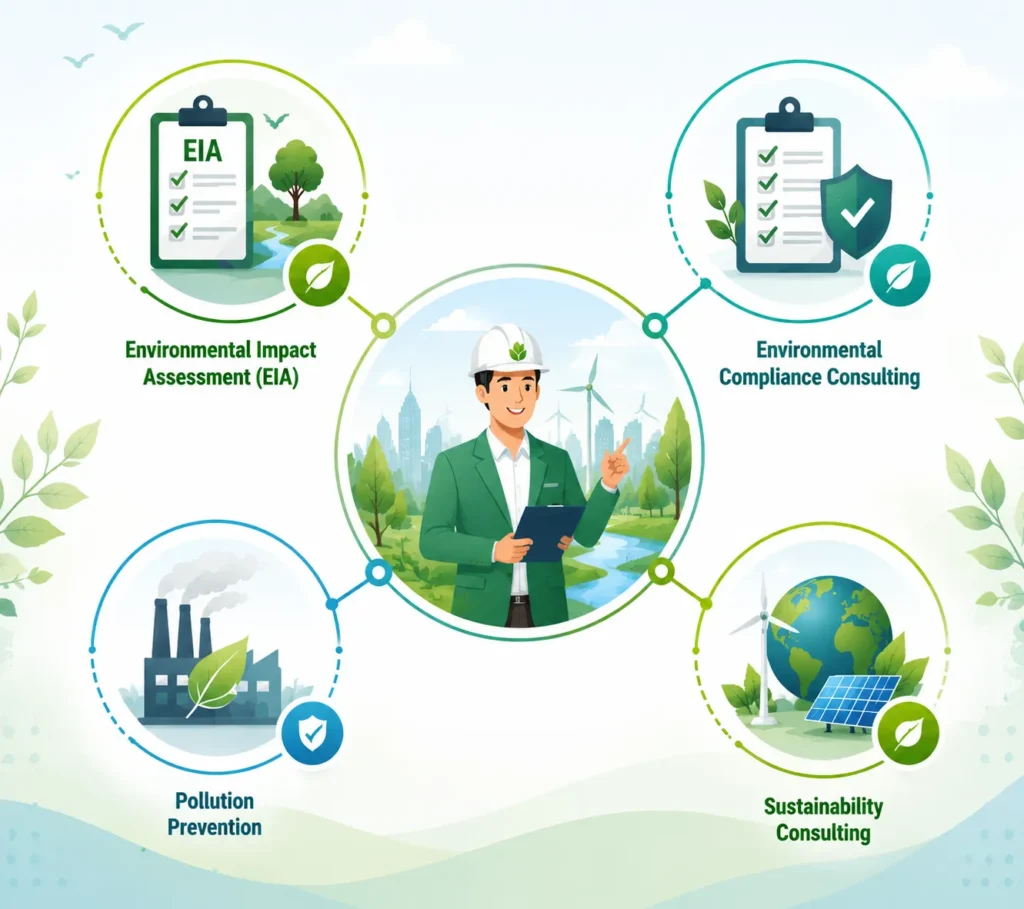 What Is an Environmental Consultant? Roles, Responsibilities, Skills and How to Become One (2026) 1 Environmental Consultant Services