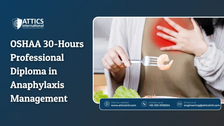 OSHAA 30-Hours Professional Diploma in Anaphylaxis Management