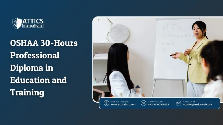 OSHAA 30-Hours Professional Diploma in Education and Training