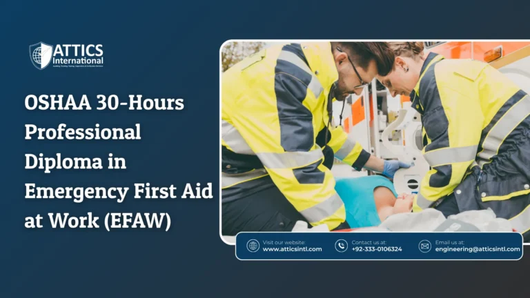 OSHAA 30-Hours Professional Diploma in Emergency First Aid at Work (EFAW)