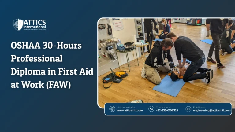 OSHAA 30-Hours Professional Diploma in First Aid at Work (FAW)