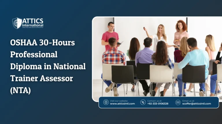 OSHAA 30-Hours Professional Diploma in National Trainer Assessor (NTA)