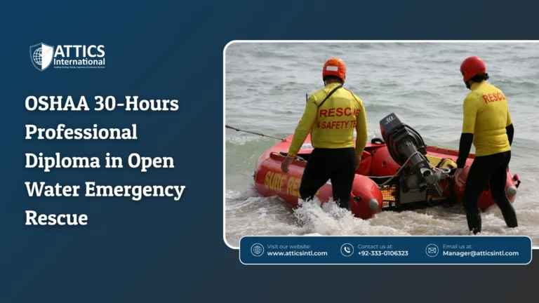 OSHAA 30-Hours Professional Diploma in Open Water Emergency Rescue