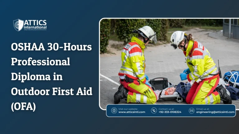 OSHAA 30-Hours Professional Diploma in Outdoor First Aid (OFA)