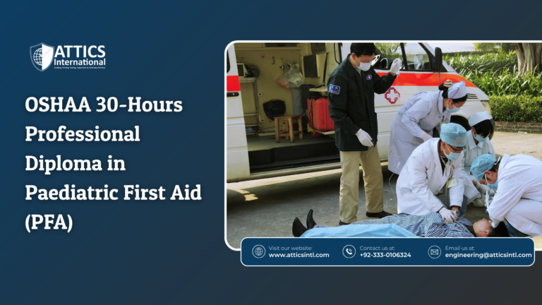 OSHAA 30-Hours Professional Diploma in Paediatric First Aid (PFA)