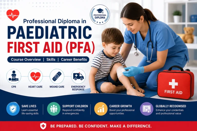 Professional Diploma in Paediatric First Aid (PFA): Course Overview, Learning Outcomes and Career Benefits