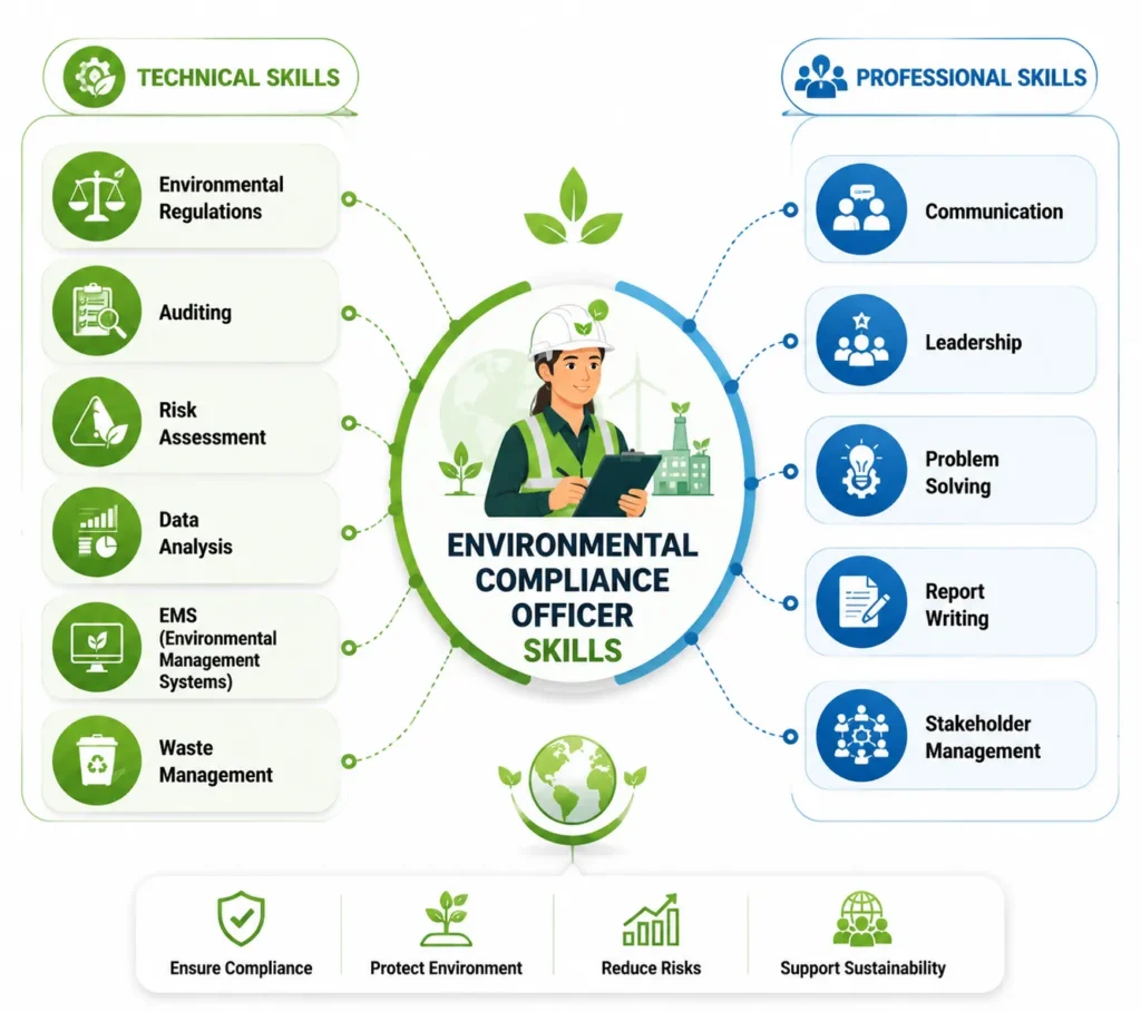 Skills Required to Become an Environmental Compliance Officer