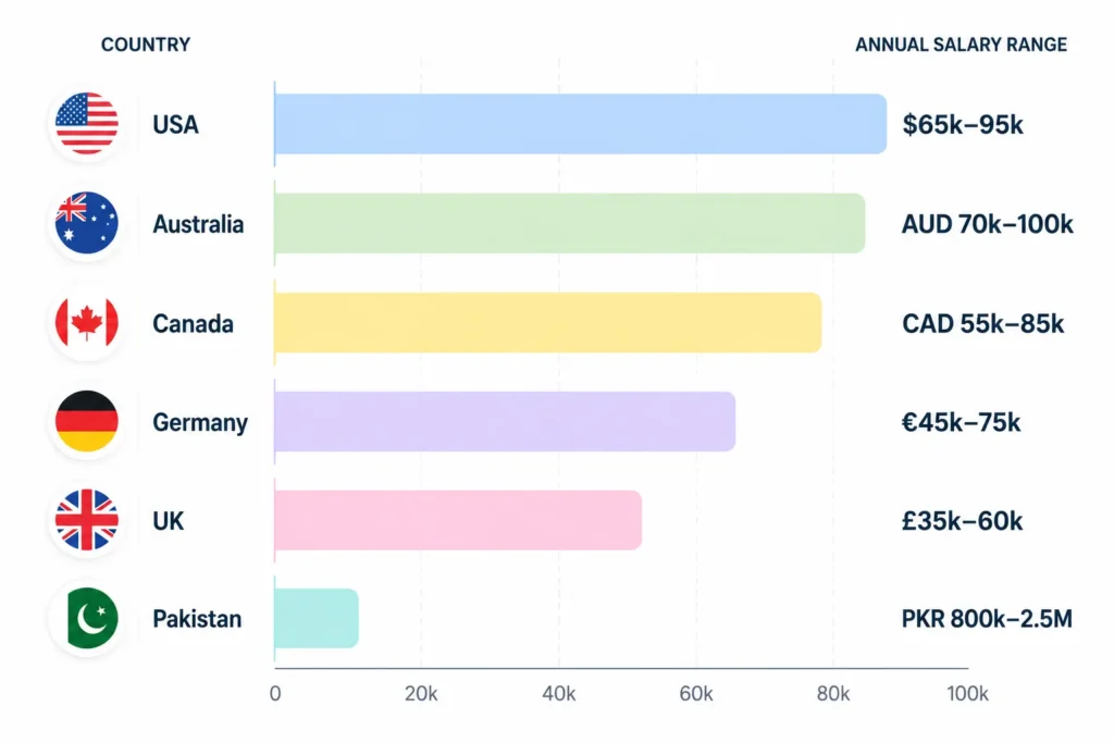 Sustainability Analyst Salary Comparison Chart
