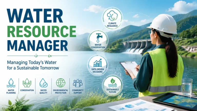 Water Resource Manager: Complete Career Guide, Responsibilities, Skills and Role in Sustainable Water Management