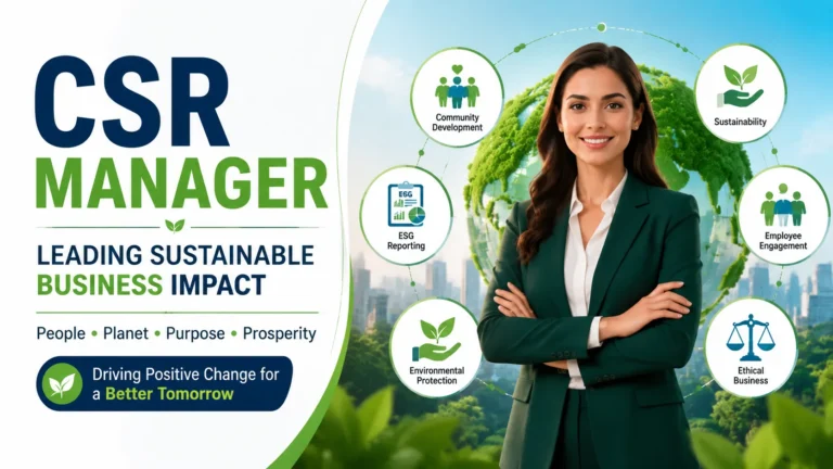 What is a CSR Manager? Career Guide, Roles, Skills, Responsibilities & Future Opportunities
