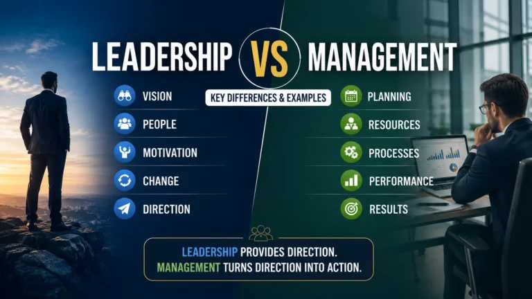 What Is the Difference Between Leadership and Management?