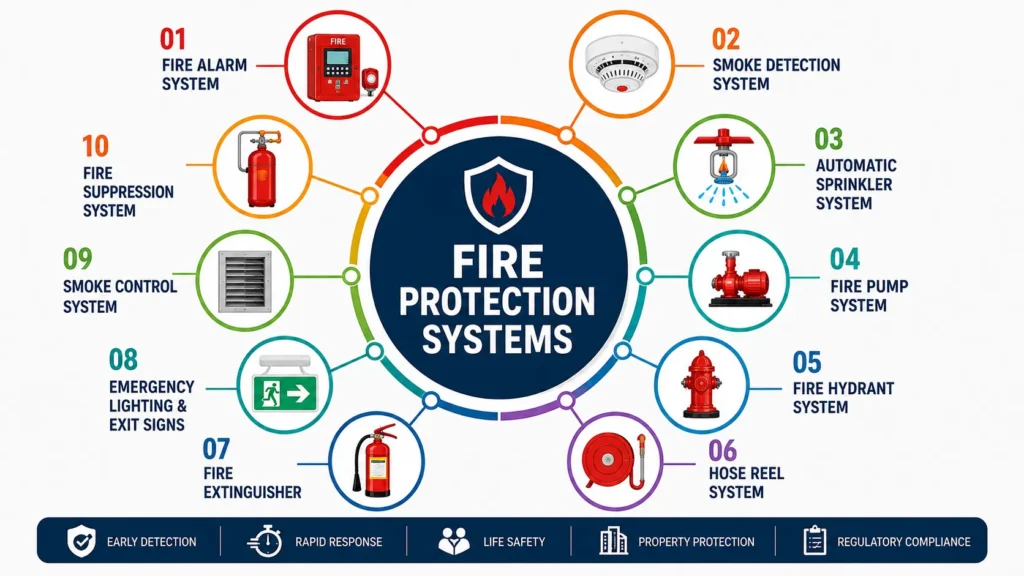 Fire Protection Systems Infographic